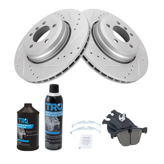 TRQ® - Performance Ceramic Rear Brake Kit