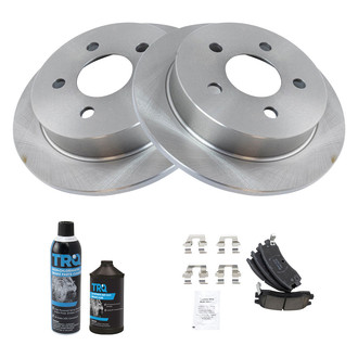 TRQ® - Rear Disc Brake Kit with Ceramic Pads