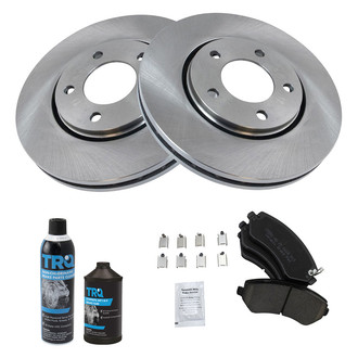 TRQ® - Front Disc Brake Kit with Ceramic Pads
