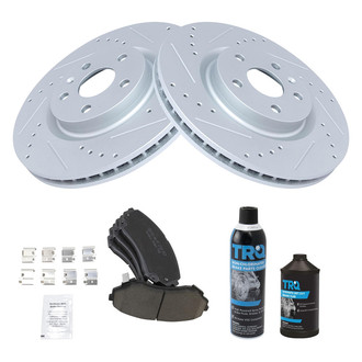 TRQ® - Performance Ceramic Front Brake Kit