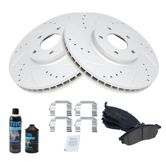 TRQ® - Performance Ceramic Front Brake Kit