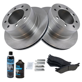 TRQ® - Rear Disc Brake Kit with Ceramic Pads