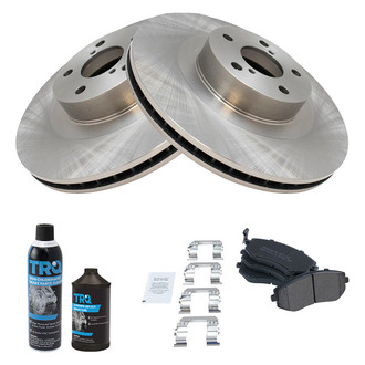 TRQ® - Front Disc Brake Kit with Ceramic Pads