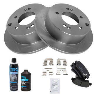 TRQ® - Rear Disc Brake Kit with Ceramic Pads