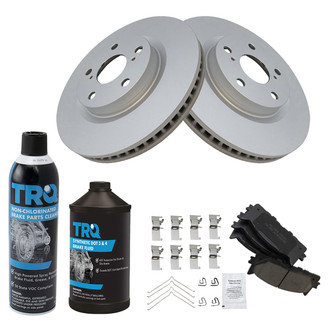 TRQ® - Front Disc Brake Kit with Ceramic Pads