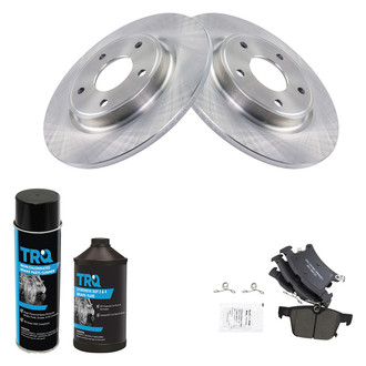 TRQ® - Rear Disc Brake Kit with Ceramic Pads