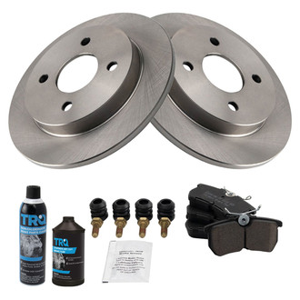 TRQ® - Rear Disc Brake Kit with Ceramic Pads