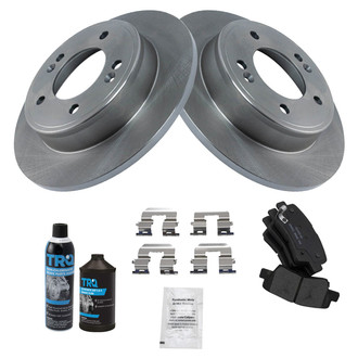 TRQ® - Rear Disc Brake Kit with Ceramic Pads