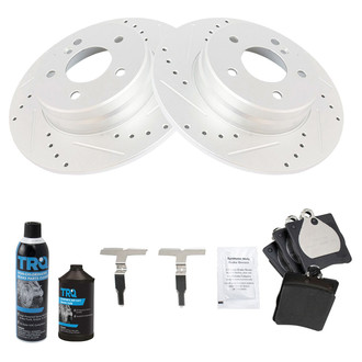TRQ® - Performance Ceramic Rear Brake Kit