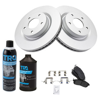 TRQ® - Front Disc Brake Kit with Ceramic Pads
