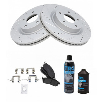 TRQ® - Performance Ceramic Front Brake Kit
