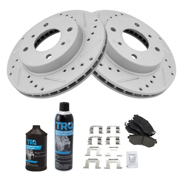 TRQ® - Performance Ceramic Front Brake Kit