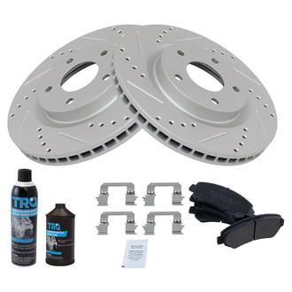 TRQ® - Performance Ceramic Brake Kit