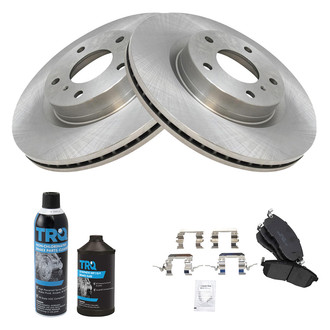 TRQ® - Front Disc Brake Kit with Ceramic Pads