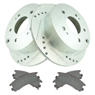 TRQ® - Performance Ceramic Rear Brake Kit