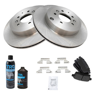 TRQ® - Rear Disc Brake Kit with Ceramic Pads