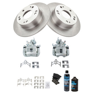 TRQ® - Rear Disc Brake Kit with Ceramic Pads and Calipers