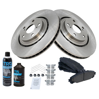 TRQ® - Front Disc Brake Kit with Ceramic Pads