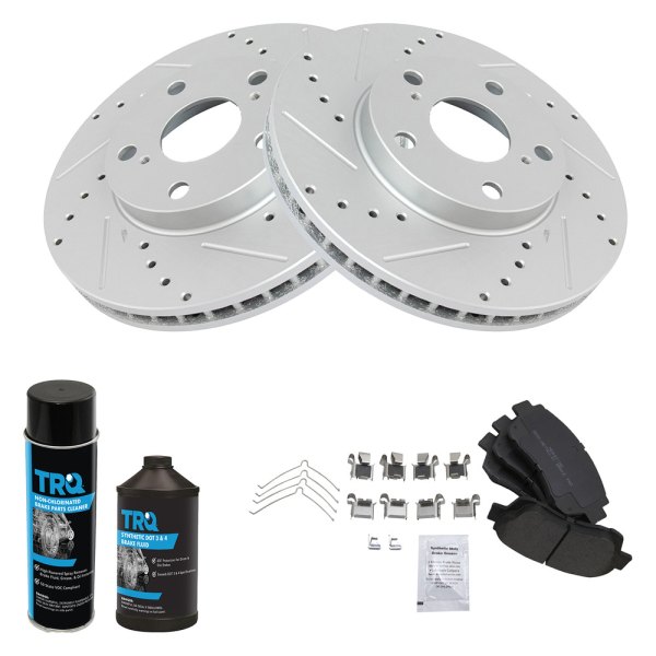 TRQ® - Performance Semi-Metallic Front Brake Kit