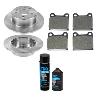 TRQ® - Rear Disc Brake Kit with Semi-Metallic Pads