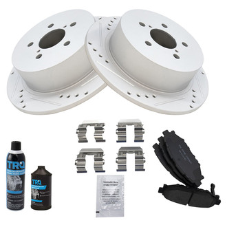 TRQ® - Performance Ceramic Rear Brake Kit