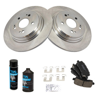 TRQ® - Rear Disc Brake Kit with Ceramic Pads