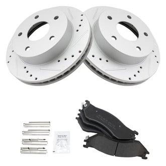 TRQ® - Performance Semi-Metallic Front Brake Kit
