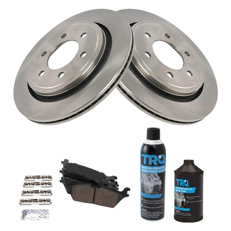 TRQ® - Rear Disc Brake Kit with Ceramic Pads