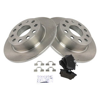 TRQ® - Rear Disc Brake Kit with Ceramic Pads