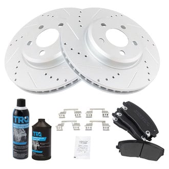 TRQ® - Performance Semi-Metallic Front Brake Kit