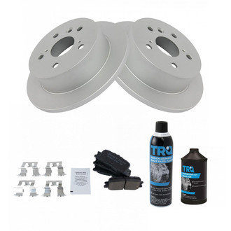 TRQ® - Rear Disc Brake Kit with Ceramic Pads