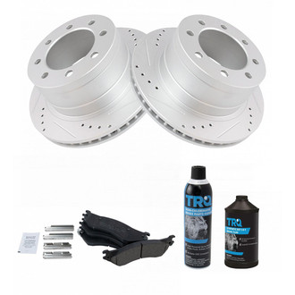 TRQ® - Performance Ceramic Rear Brake Kit