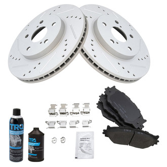 TRQ® - Performance Ceramic Front Brake Kit