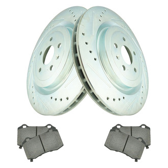 TRQ® - Performance Ceramic Rear Brake Kit