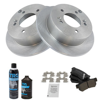 TRQ® - Rear Disc Brake Kit with Ceramic Pads