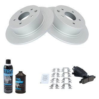 TRQ® - Rear Disc Brake Kit with Ceramic Pads