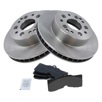 TRQ® - Rear Disc Brake Kit with Semi-Metallic Pads
