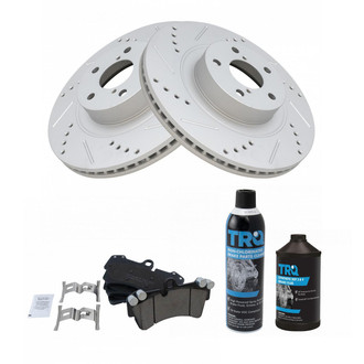TRQ® - Performance Ceramic Front Brake Kit