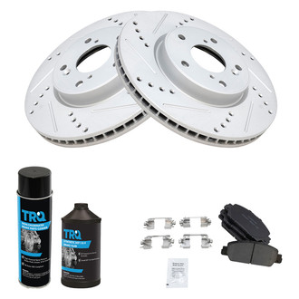 TRQ® - Performance Ceramic Front Brake Kit