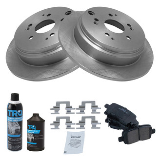 TRQ® - Rear Disc Brake Kit with Ceramic Pads