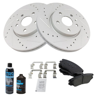 TRQ® - Performance Ceramic Front Brake Kit