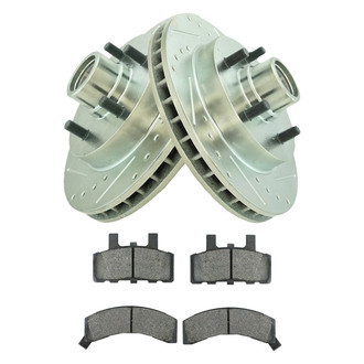 TRQ® - Performance Ceramic Front Brake Kit