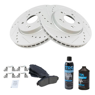TRQ® - Performance Ceramic Front Brake Kit