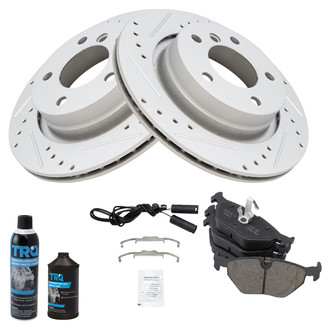 TRQ® - Performance Ceramic Rear Brake Kit