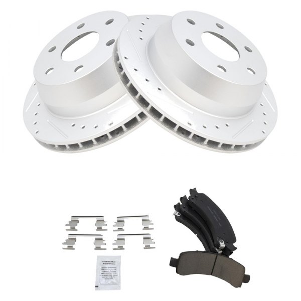 TRQ® - Performance Ceramic Rear Brake Kit