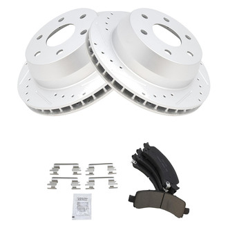 TRQ® - Performance Ceramic Rear Brake Kit