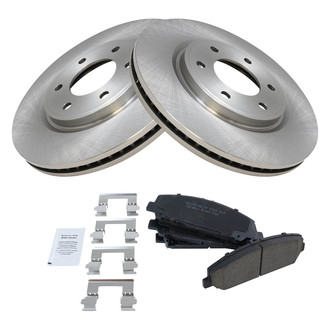 TRQ® - Front Disc Brake Kit with Ceramic Pads