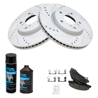 TRQ® - Performance Ceramic Front Brake Kit