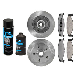 TRQ® - Front Disc Brake Kit with Semi-Metallic Pads
