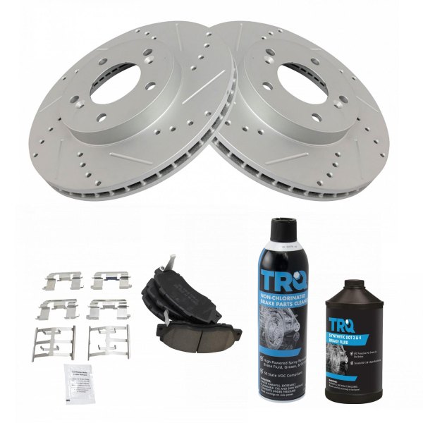 TRQ® - Performance Ceramic Front Brake Kit